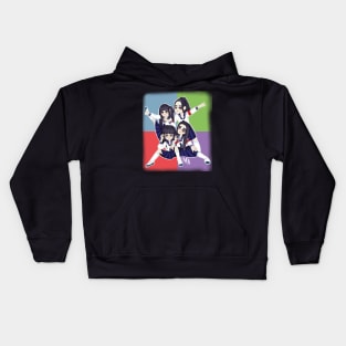 group-inspired design atarashii gakko Kids Hoodie